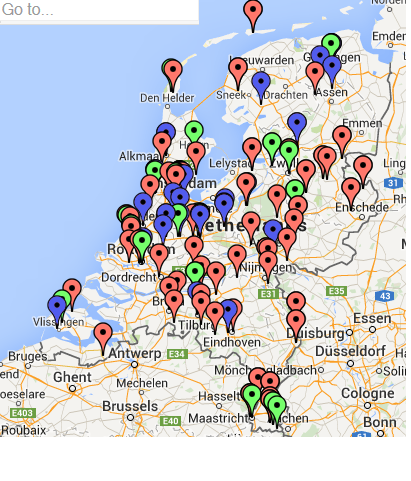 An interactive Map to Dutch Beer Places